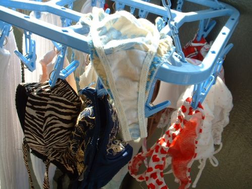 女の子のパンツやブラジャーなどの干した洗濯物の盗撮エロ画像 37枚 No.26
