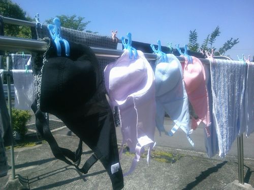 女の子のパンツやブラジャーなどの干した洗濯物の盗撮エロ画像 37枚 No.34